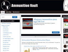 Tablet Screenshot of ammunitionvault.com
